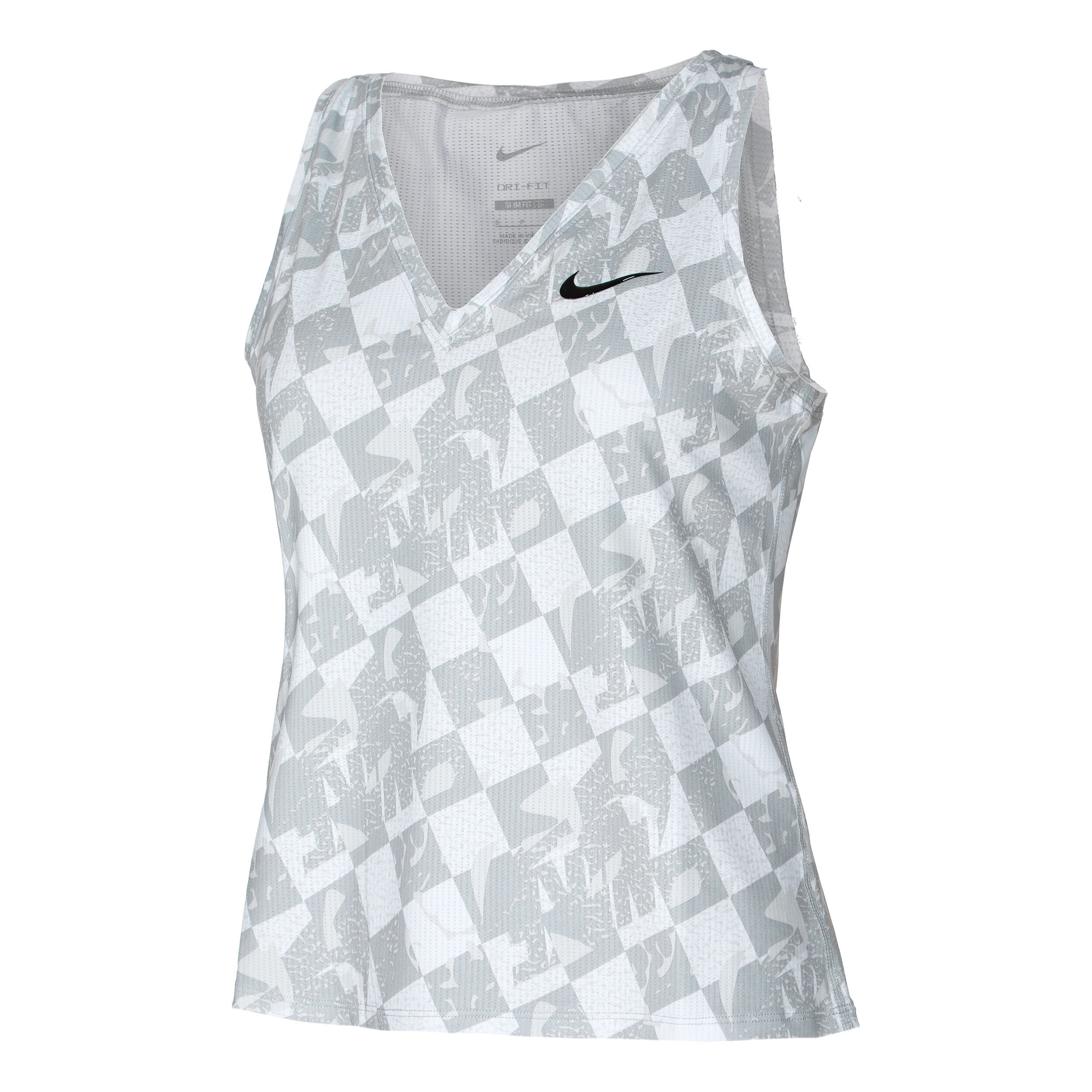 Court Victory Dri-Fit Tank-Top Damen - Grau, Weiß