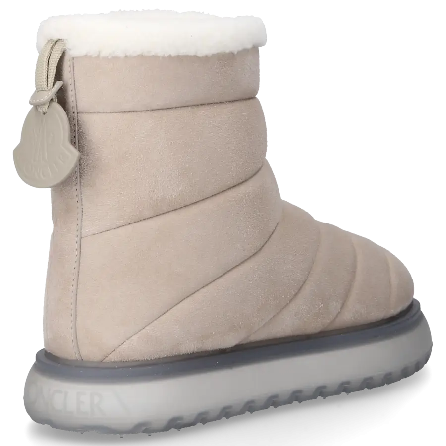 Moncler - Snowboots HERMOSA Nubukleder - beige