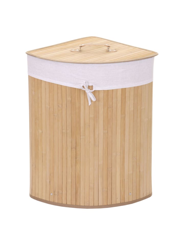 MCW Eckwäschekorb C21, Naturfarben günstig kaufen onesize