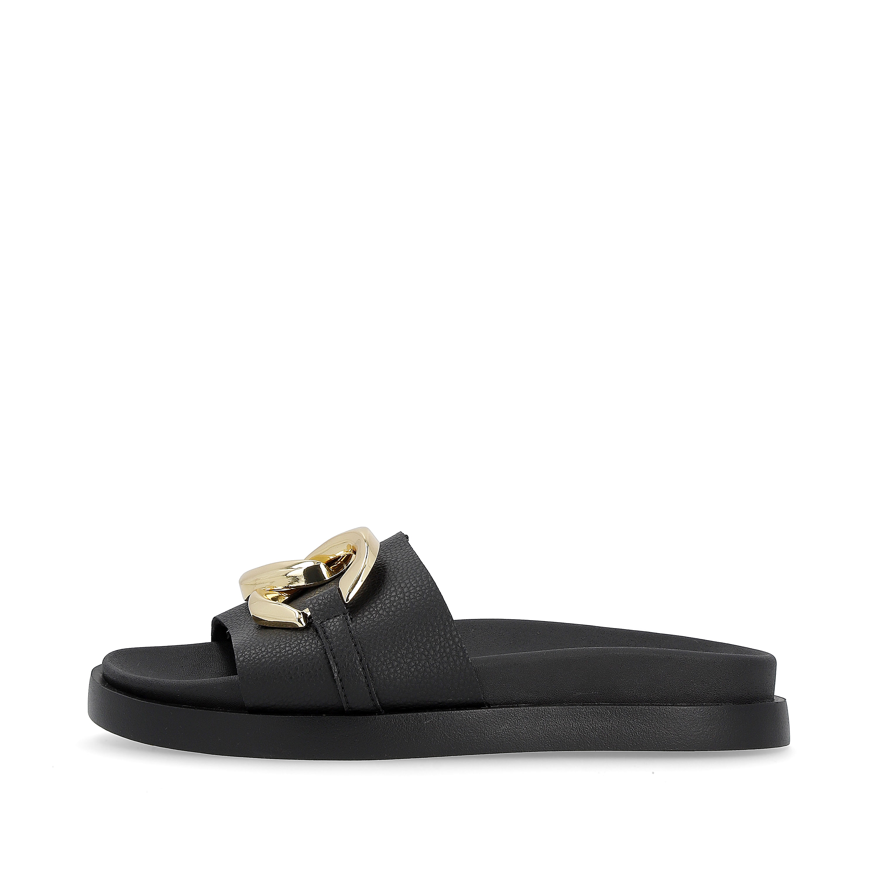 Rieker Damen Pantoletten noir