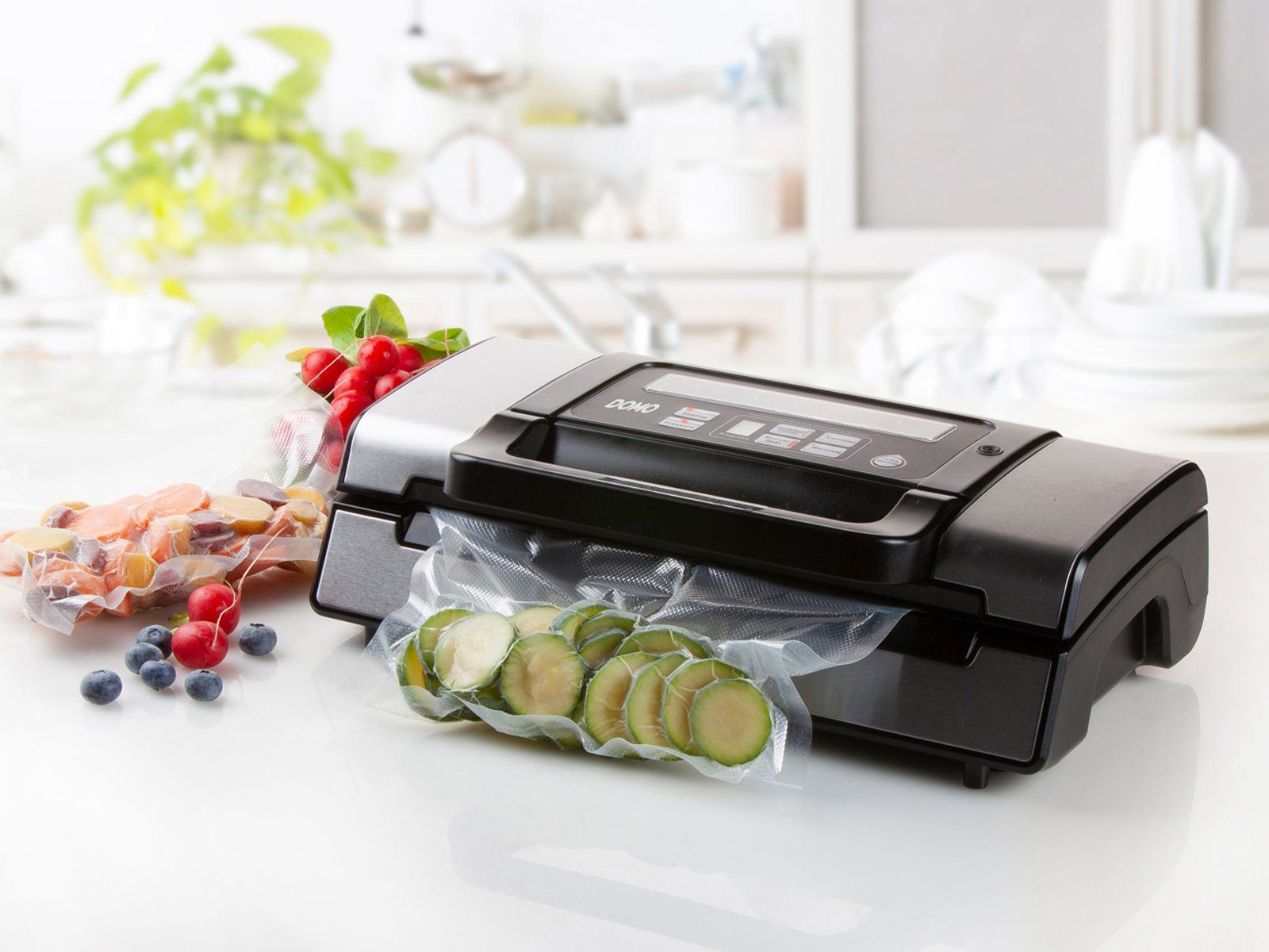 Domo Vakuumierer, 130W, Einschweiß-Gerät Foodsaver Sous Vide Lebensmittel aufbewahren