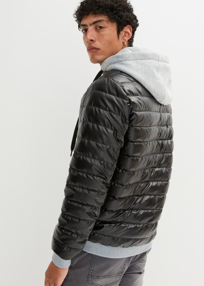 Steppjacke mit Kapuze