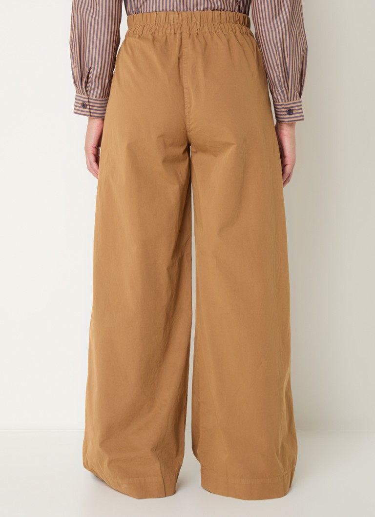 Pantaloni cu talie înaltă, croială largă și buzunare laterale, de la Sessùn Ridee.