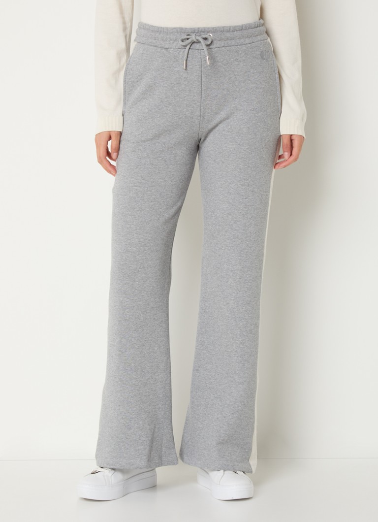 Pantaloni de trening Claudie Pierlot cu talie înaltă, evazați și buzunare laterale
