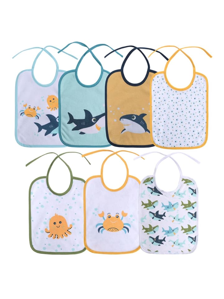BABY CARE Babylatz 7-teiliges Set in bunt günstig kaufen onesize