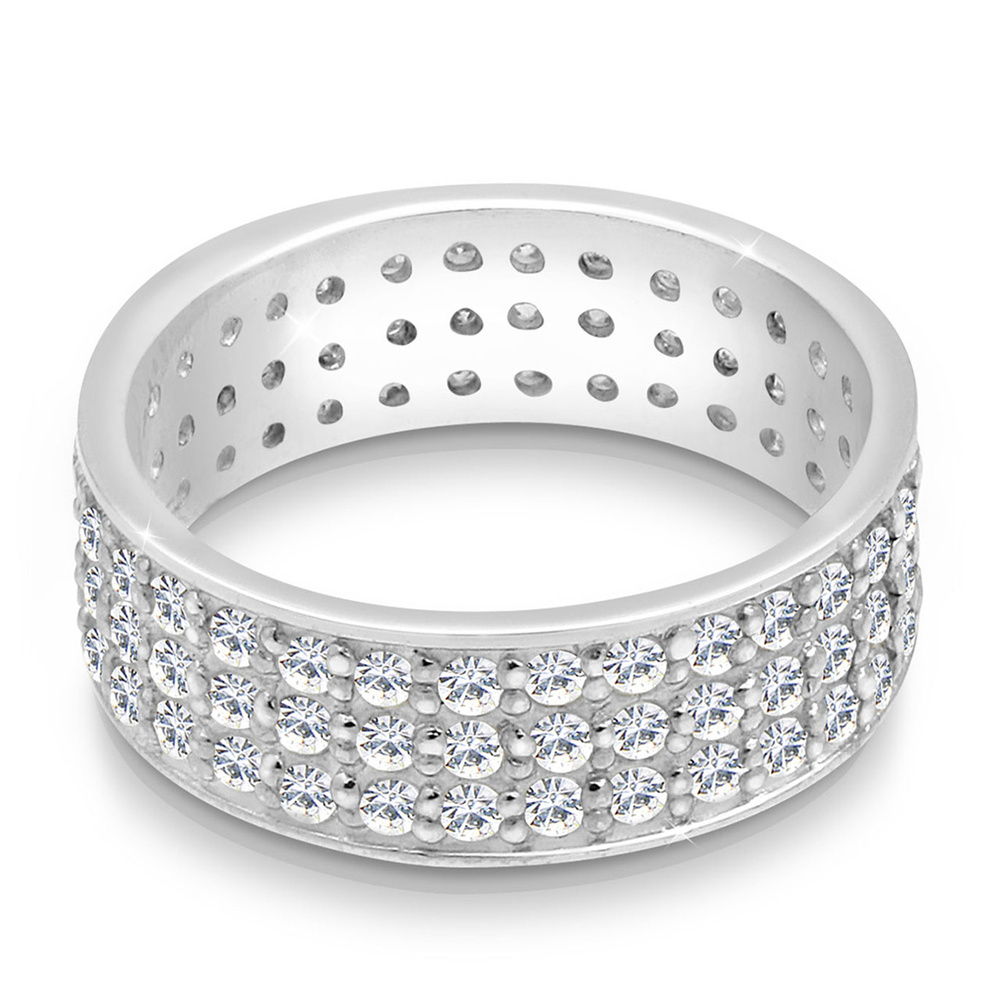 Elli Elli Bague Ring Kristalle 925 Sterling Silber Bague