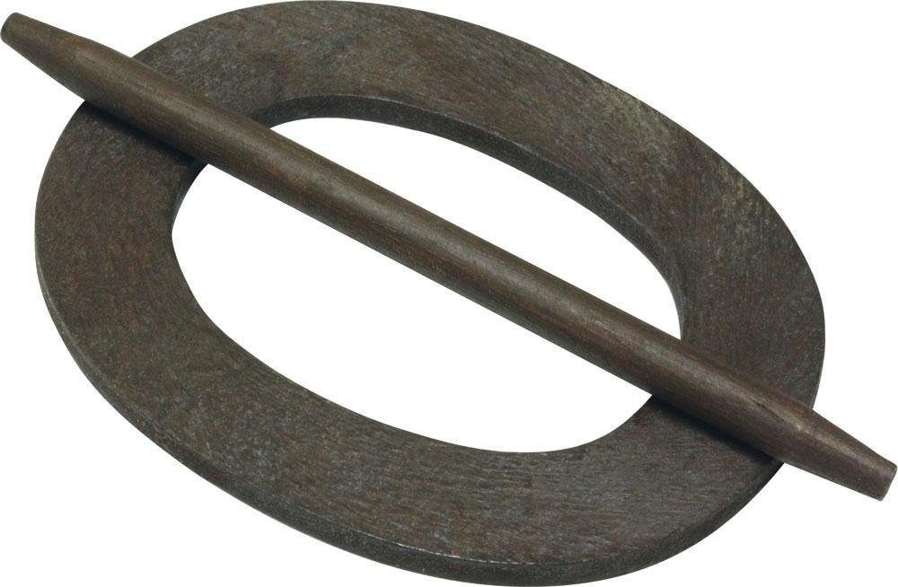 Dekoklammer Dekoring Oval, Holz, GARDINIA, (1-St), zum Drapieren