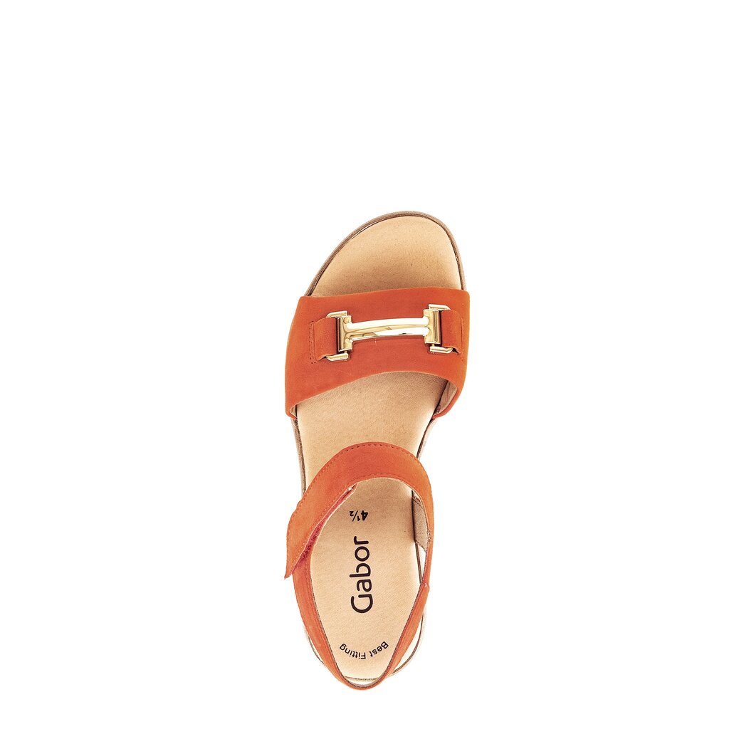 Gabor fashion Plateau Sandale orange