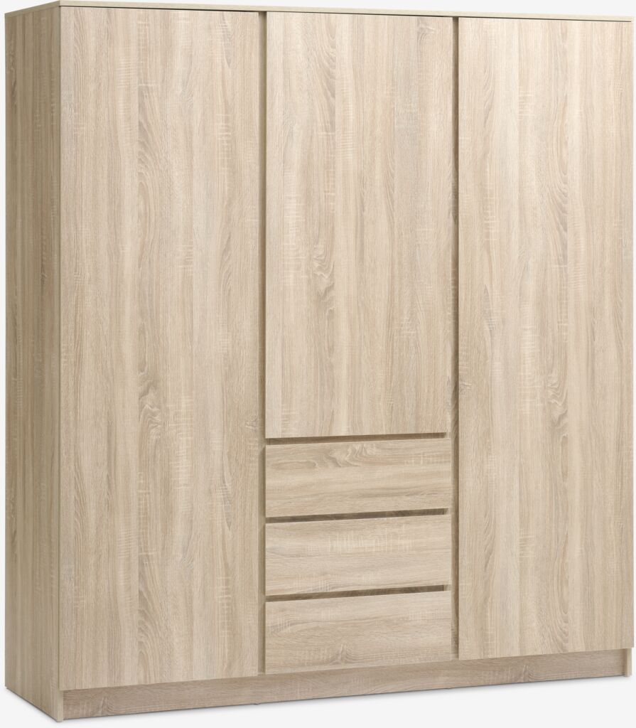 LIMFJORDEN LIMFJORDEN 180x200 light oak cabinet