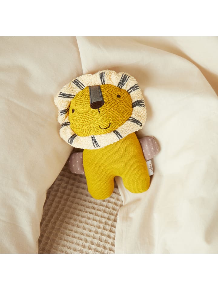 Bieco Spielwaren Kuscheltier Gehäkelt Löwe - ab Geburt in Gelb günstig kaufen onesize