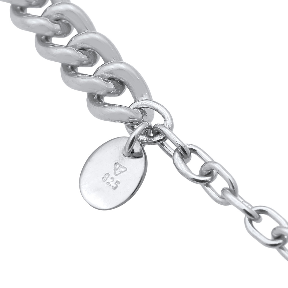 Elli PREMIUM Elli PREMIUM Collier Femmes Char Grosse Tendance en argent sterling 925 Bijoux