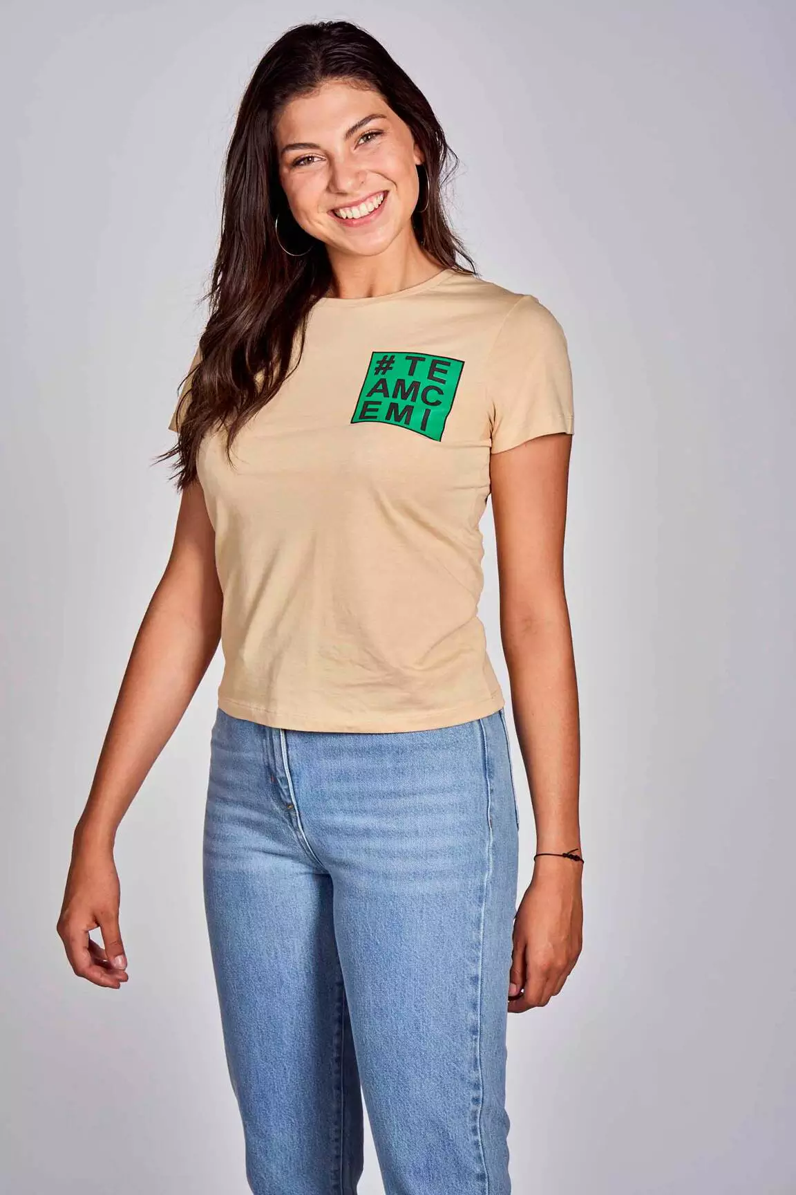 Cemi Tshirts Femme couleur beige
