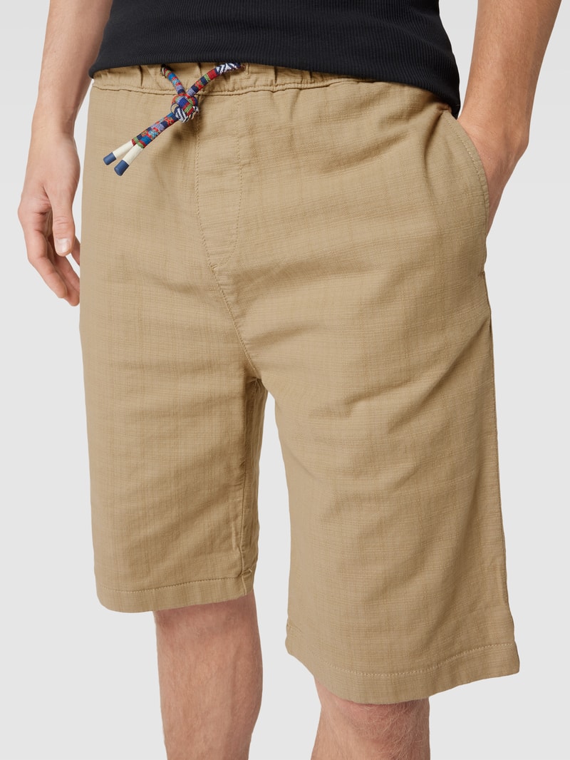 Bermudas mit Tunnelzug in beige