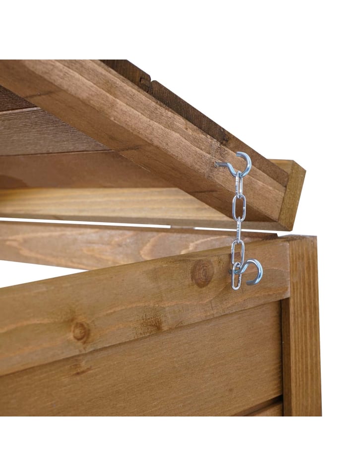 MCW 3er-/6er-Mülltonnenverkleidung H74, Braun günstig kaufen onesize