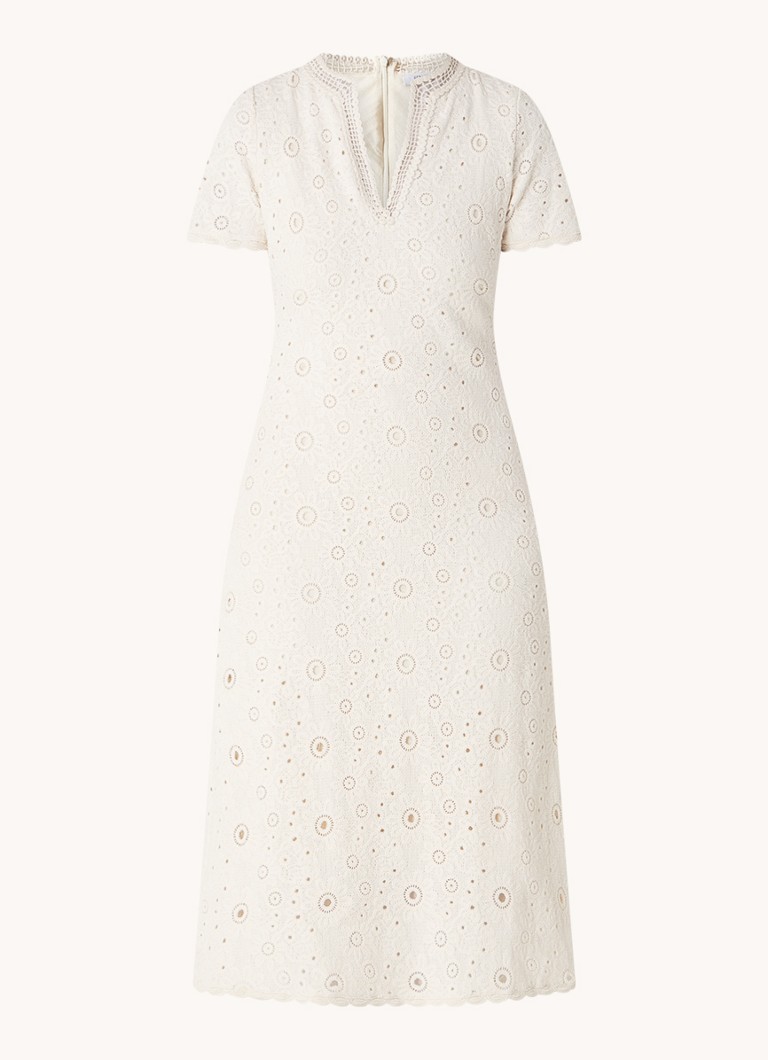 Vestido túnica midi bordado Elouane de Gérard Darel