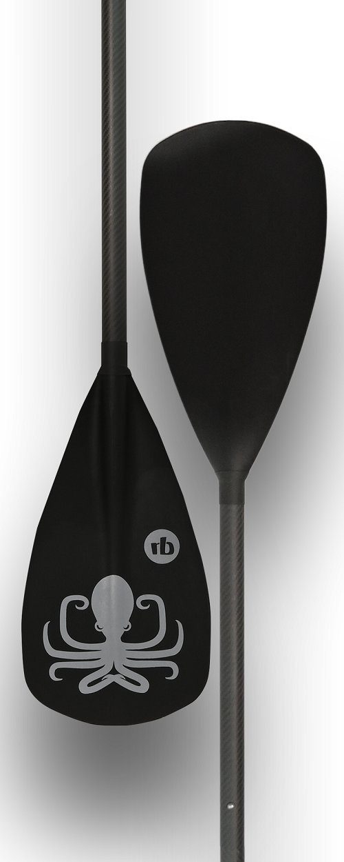 Runga-Boards Runga Teil-Carbon Vario-Paddel schwarz 3-tlg Stand Up Paddling SUP Paddel iSUP SUP-Paddel, (Runga Teil-Carbon Vario-Paddel schwarz 3-tlg, 1-St)