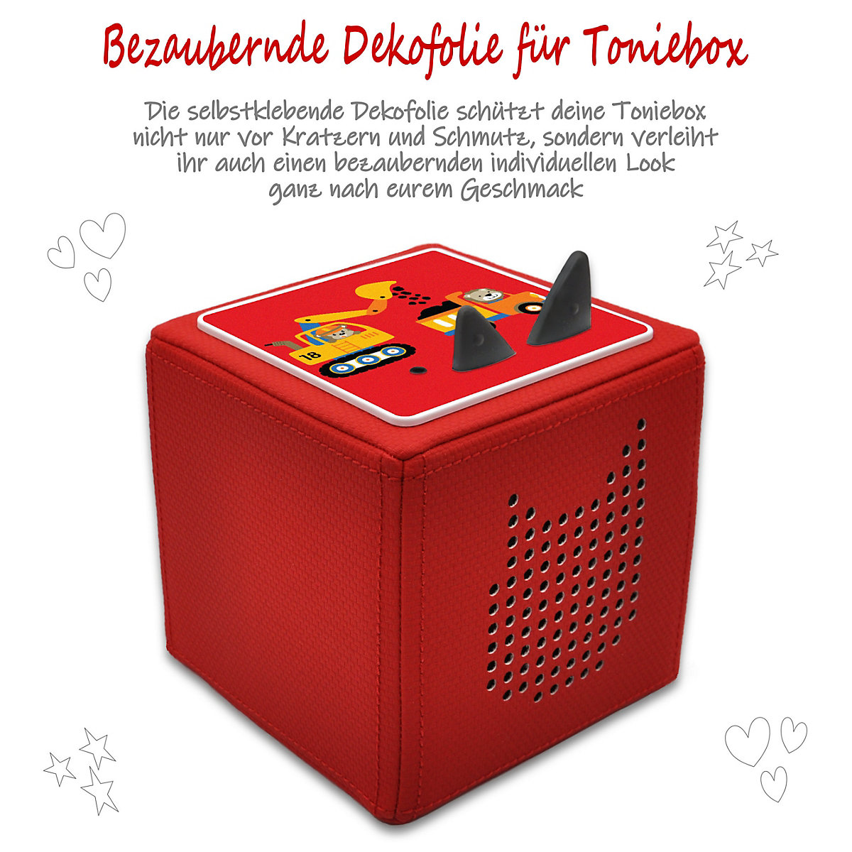 Schutzfolie für Toniebox, Dekofolie für Toniebox, Toniebox Aufkleber