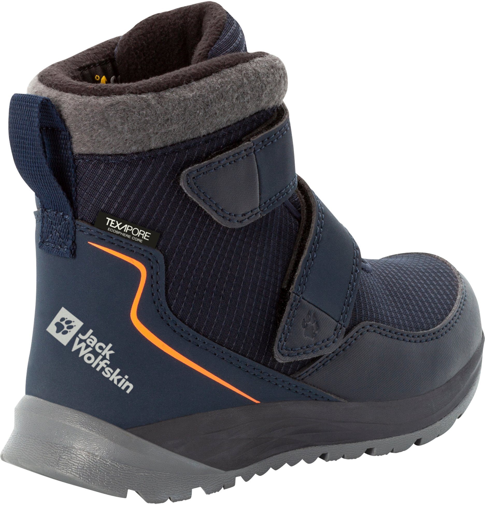 Jack Wolfskin POLAR BEAR TEXAPORE MID VC K Winterstiefel wasserdicht mit Klettverschluss