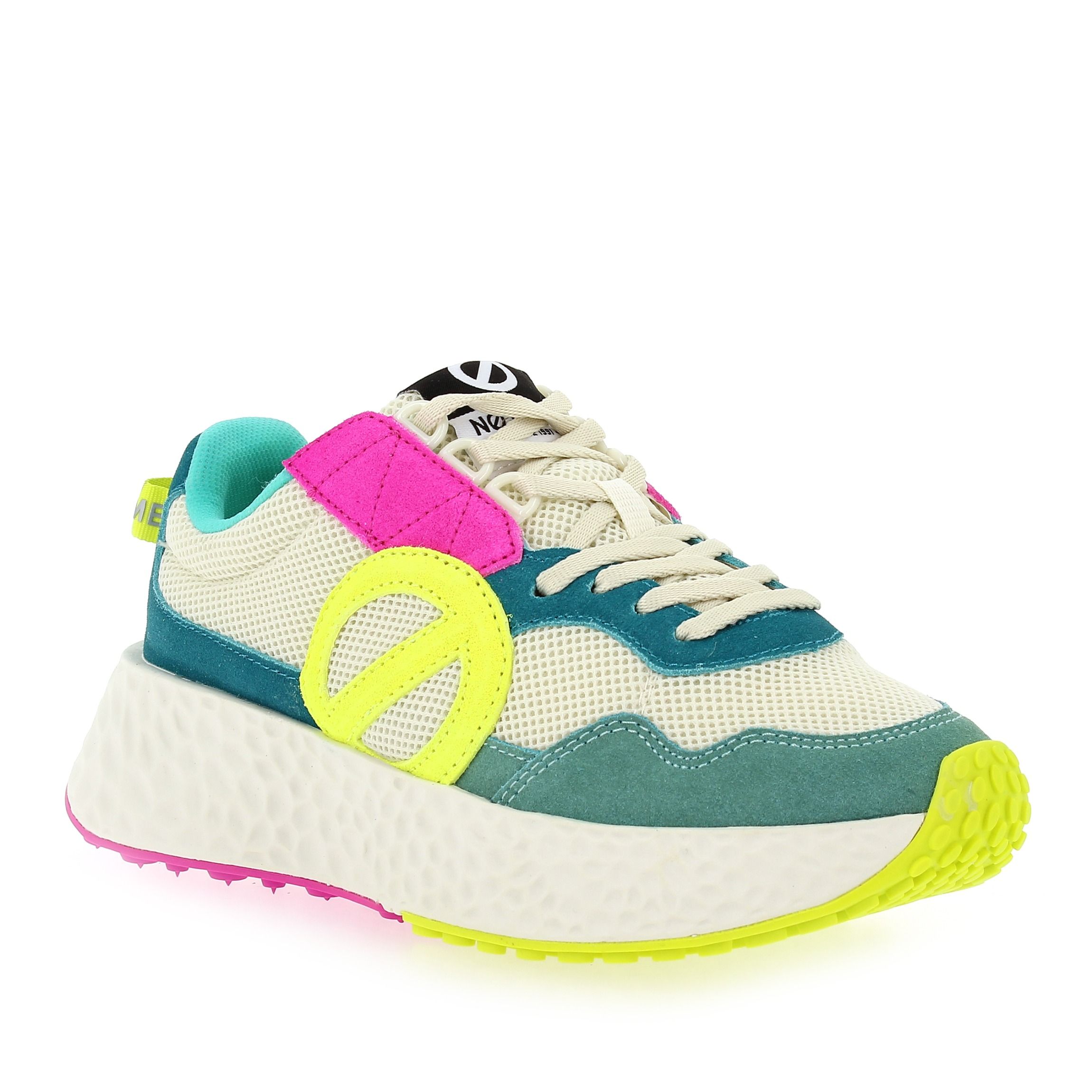 No Name  CARTER JOGGER - Crème Turquoise