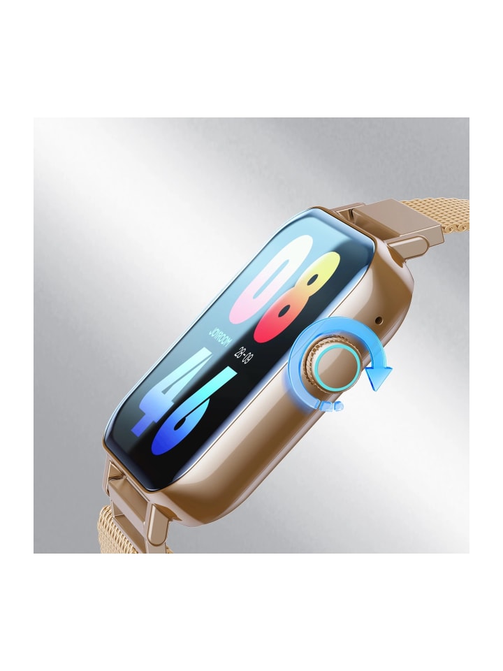 COFI 1453 Smartwatch mit IP98 Schutz Gold in Gold günstig kaufen onesize