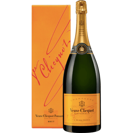 CHAMPAGNE VEUVE CLICQUOT - BRUT CARTE JAUNE - MAGNUM - EN ETUI