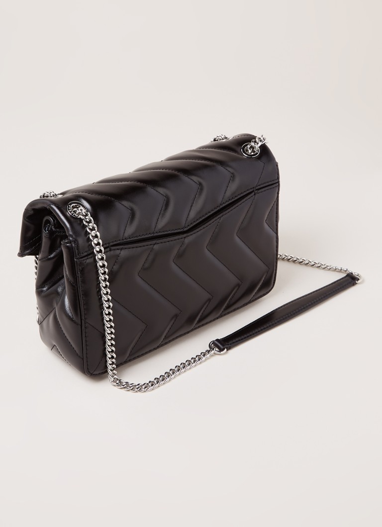 Sandro Yza quilted leather shoulder bag