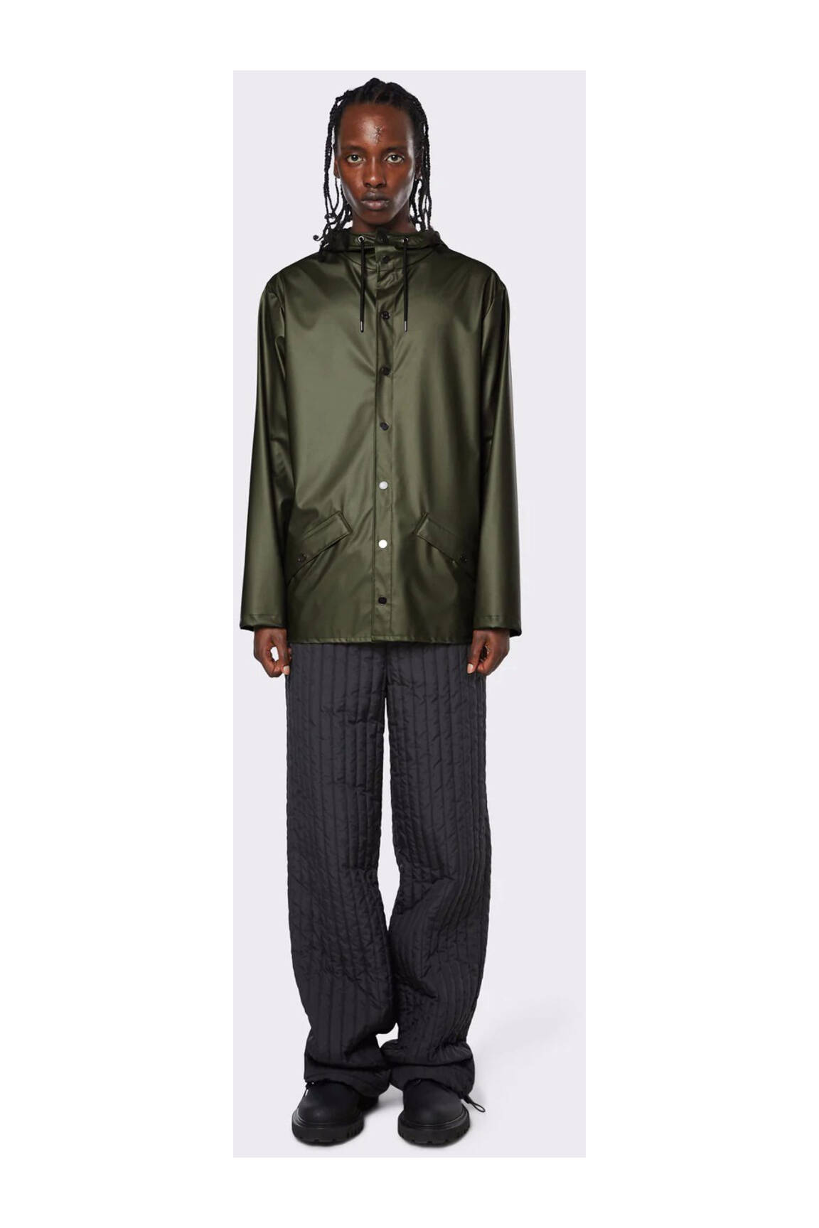 Rains Impermeables Trenchs Unisexe couleur vert