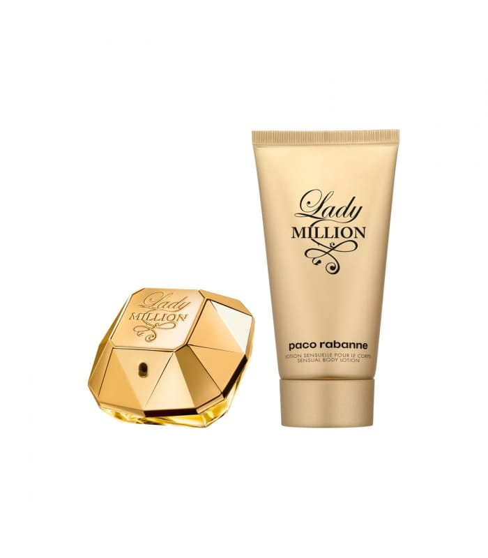 Paco Rabanne-LADY MILLION-Coffret Eau de parfum 50ml et lait pour le corps 75 ml