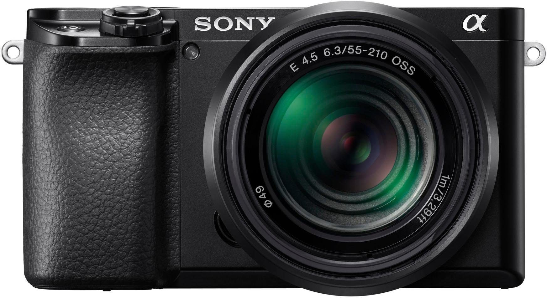 Sony Alpha 6100 Kit mit SELP1650 Systemkamera (SELP1650, 24,2 MP, Bluetooth, NFC, WLAN (Wi-Fi)