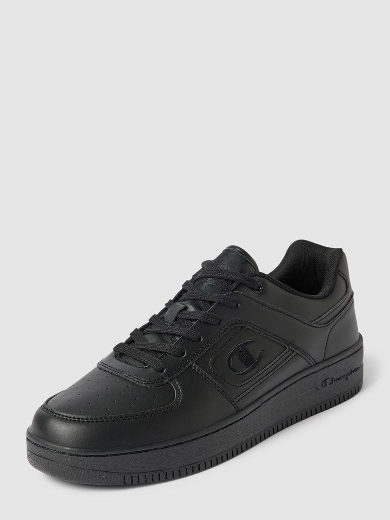 Sneaker mit Label-Detail in gelb