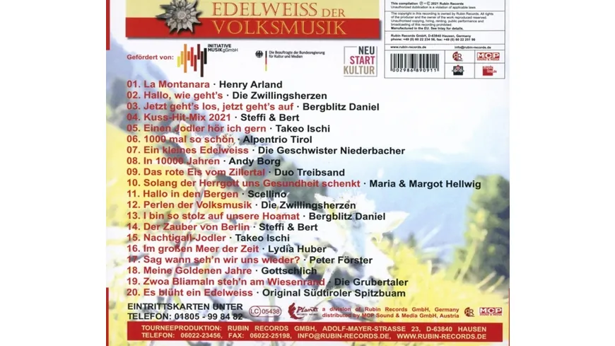 Edelweiß der Volksmusik