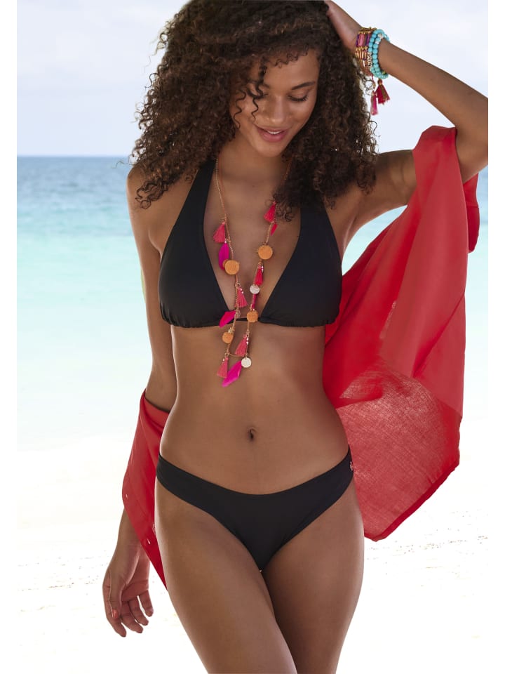 LASCANA Triangel-Bikini in schwarz günstig kaufen
