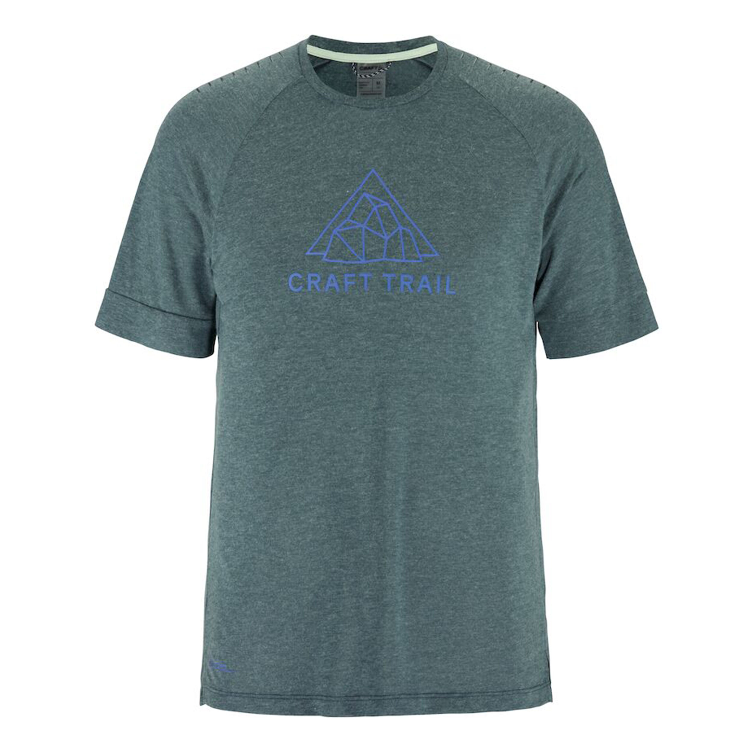 Pro Trail Wool Laufshirt Herren - Blaugrau