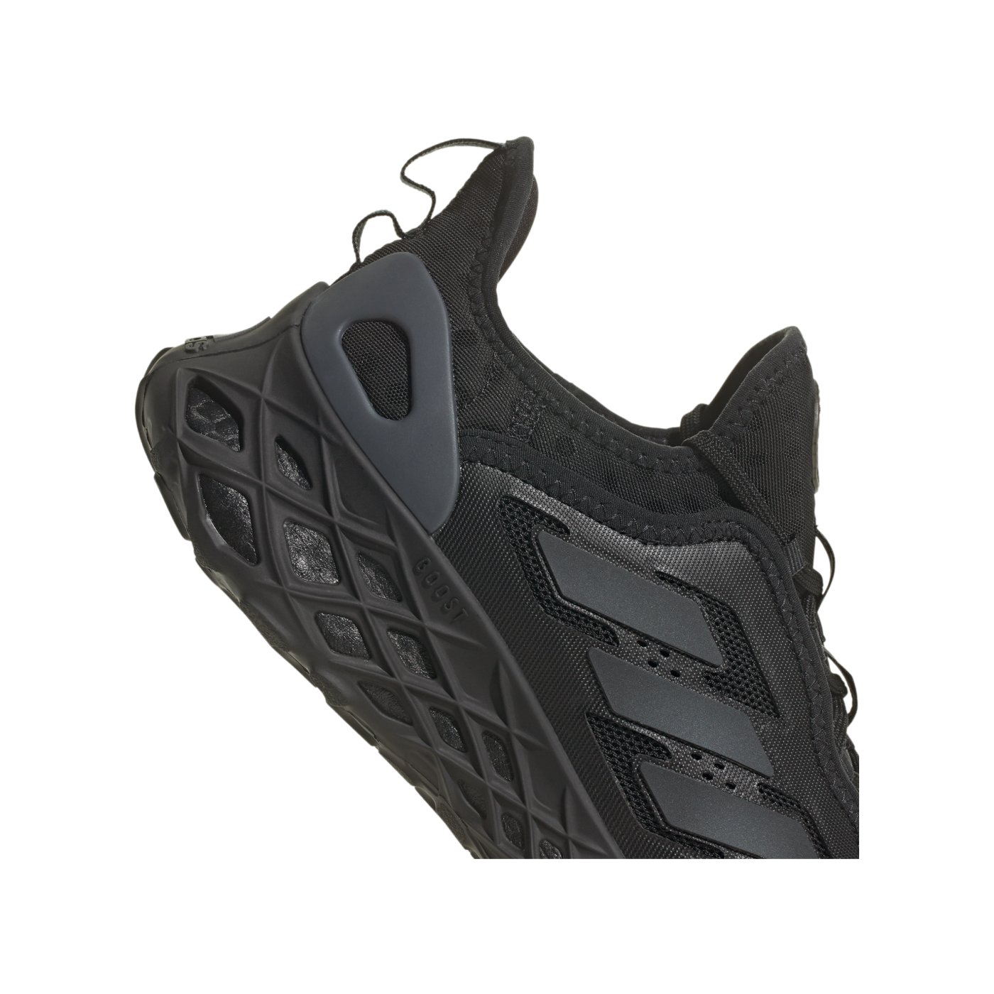 adidas Web Boost Schwarz Blau Laufschuh