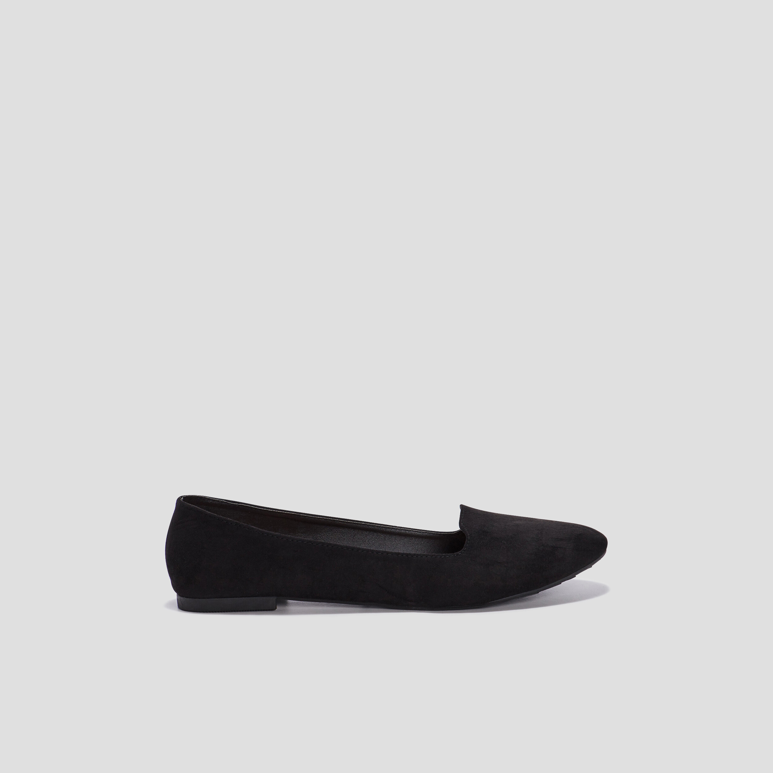 Ballerines esprit mocassins noir femme | La Halle