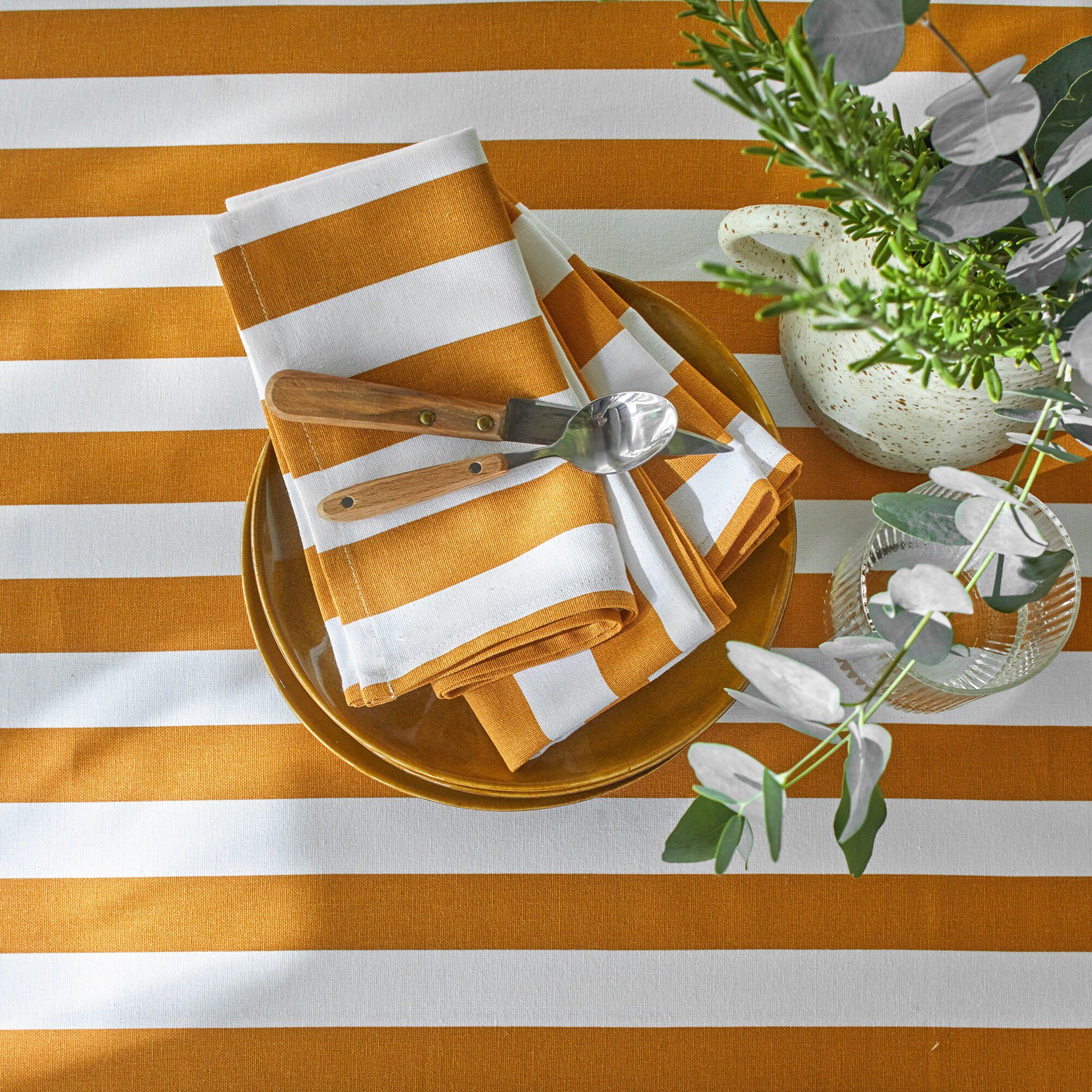 Nappe rayée, collection Ninole