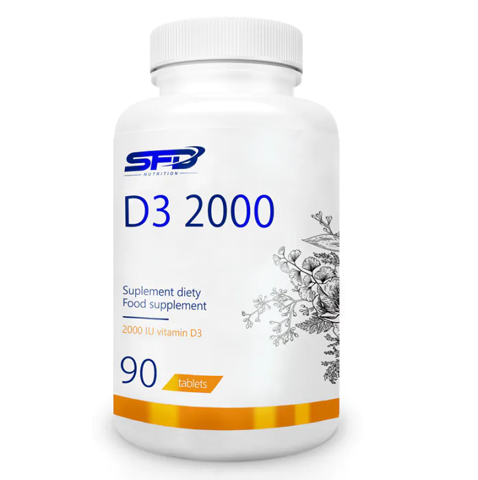 SFD D3 2000 IU, dodatak prehrani s vitaminom D, tablete