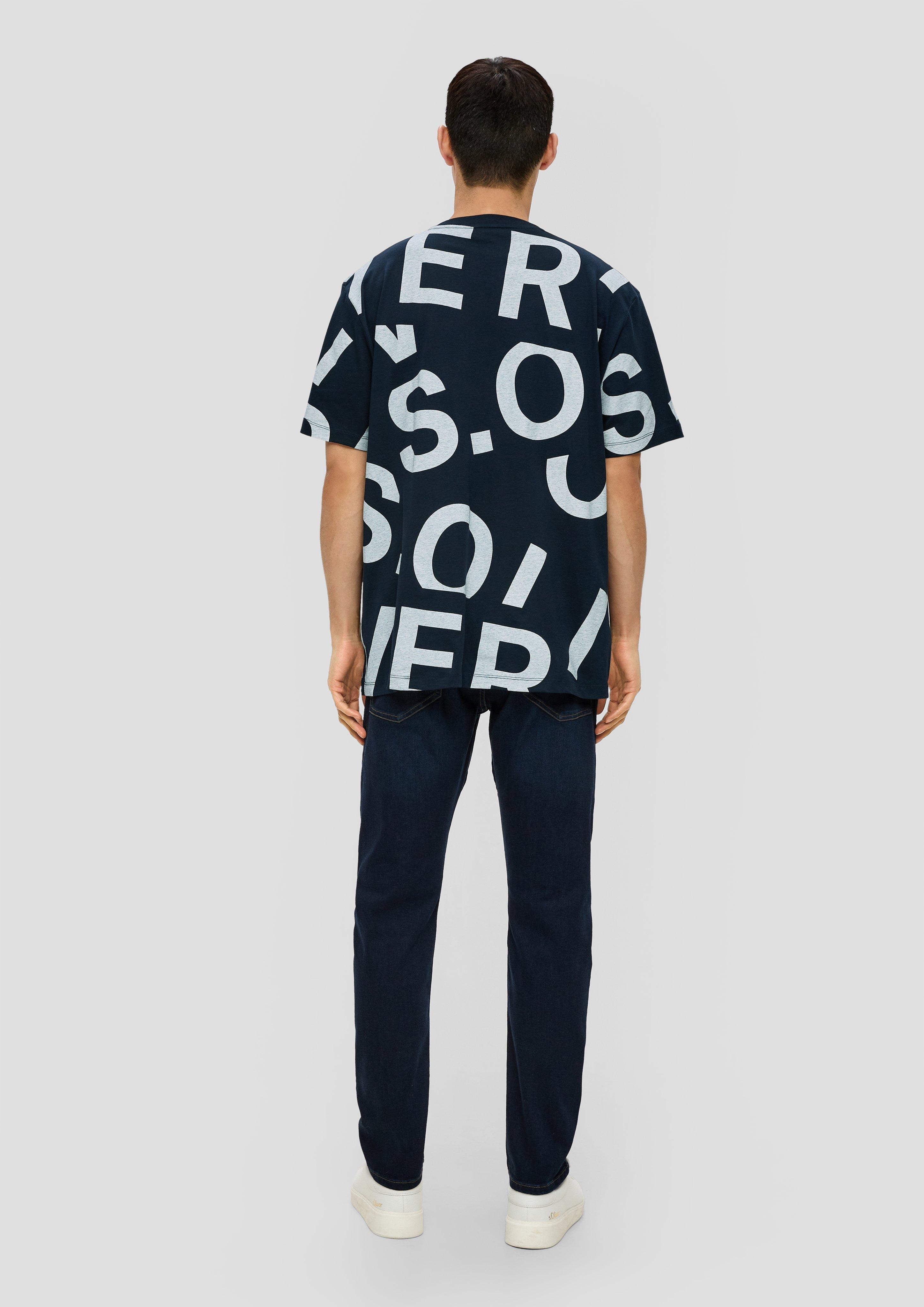 Baumwollshirt mit Allover-Print  2143394-59F1