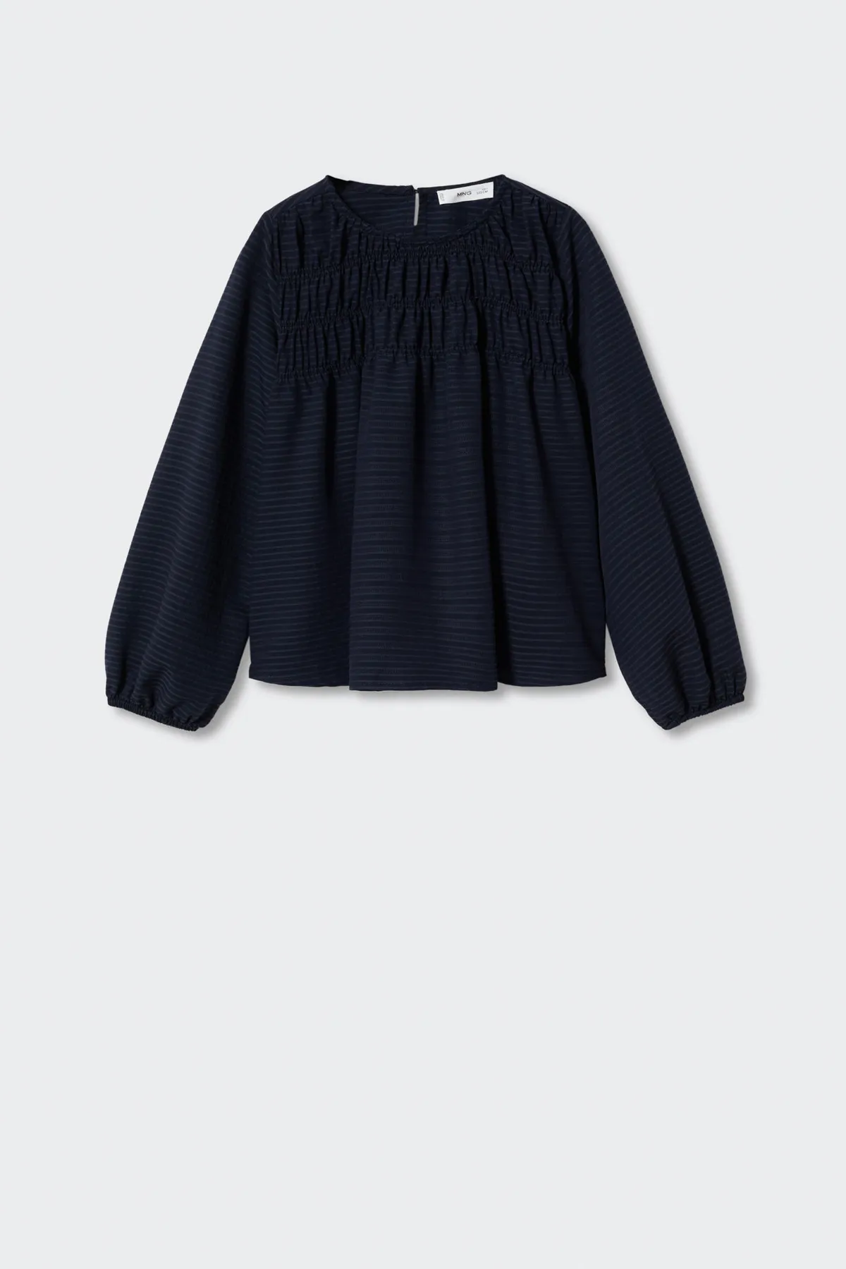 MANGO Kids  Dunkelblaue Damenbluse 37083265