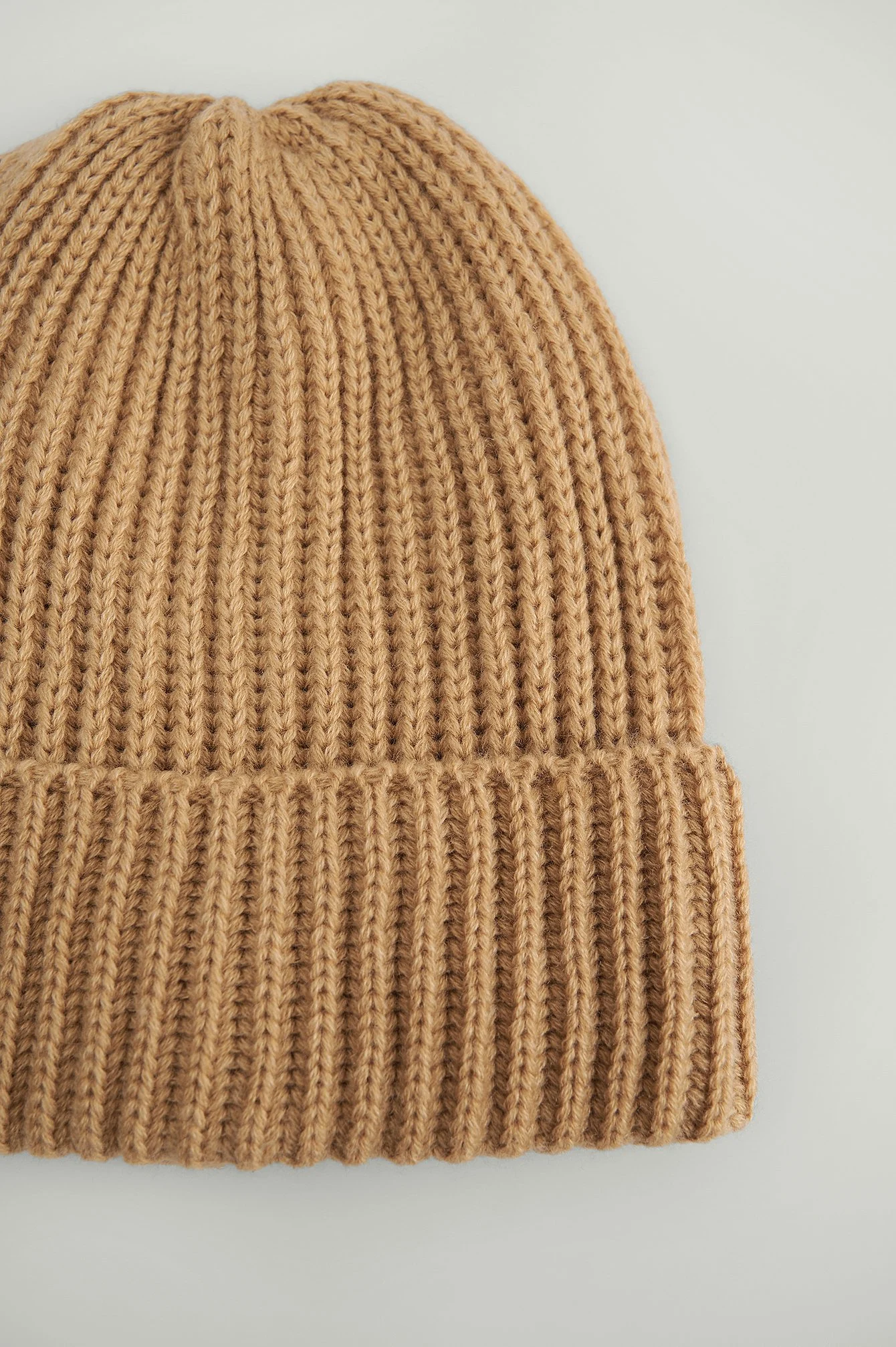 Recycelte schlichte Strickmütze