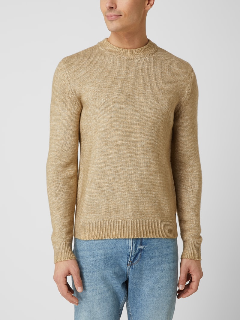 Pullover mit Woll-Anteil in beige
