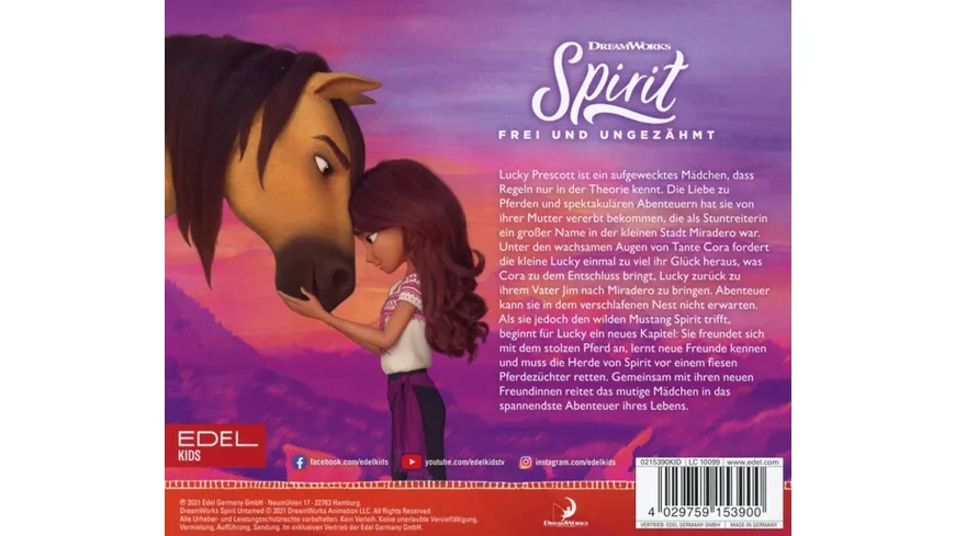 Das Hörspiel zum Film Spirit
