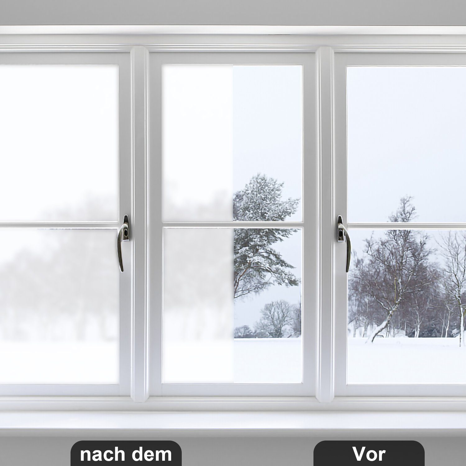 Fensterfolie Sichtschutzfolie Fensterfolie Tönungsfolie Statische, TolleTour