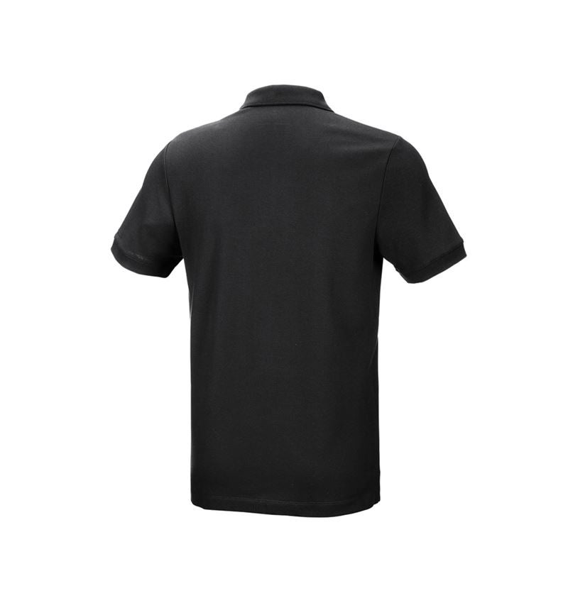 e.s. Piqué-Polo cotton stretch