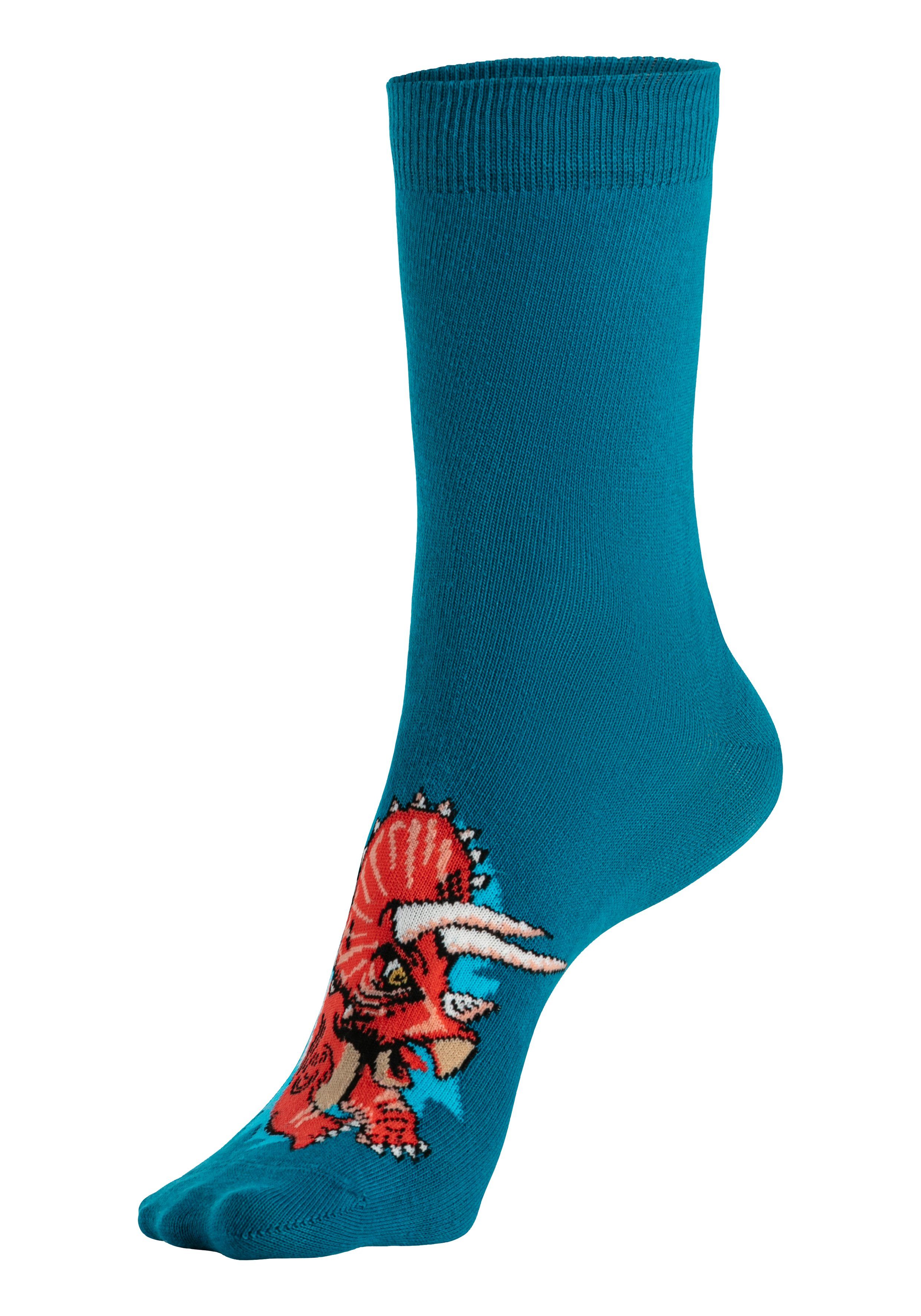 H.I.S Socken (Packung, 5-Paar) mit Dinosauriermotiven