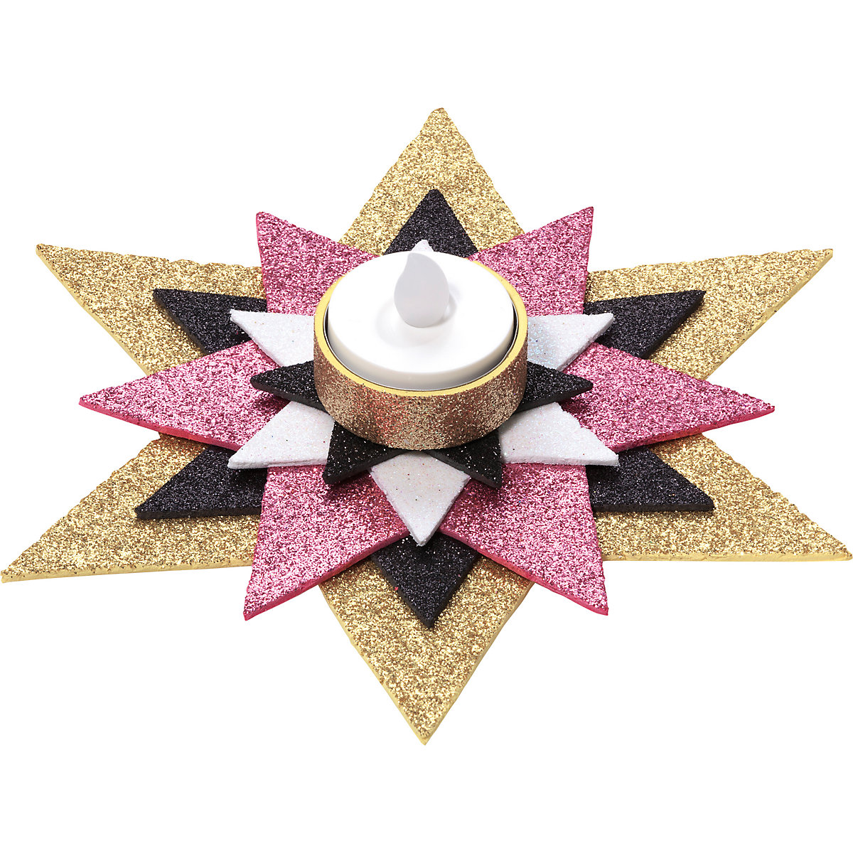 Glitter-Moosgummi 20 x 29 cm, 10 Blatt
