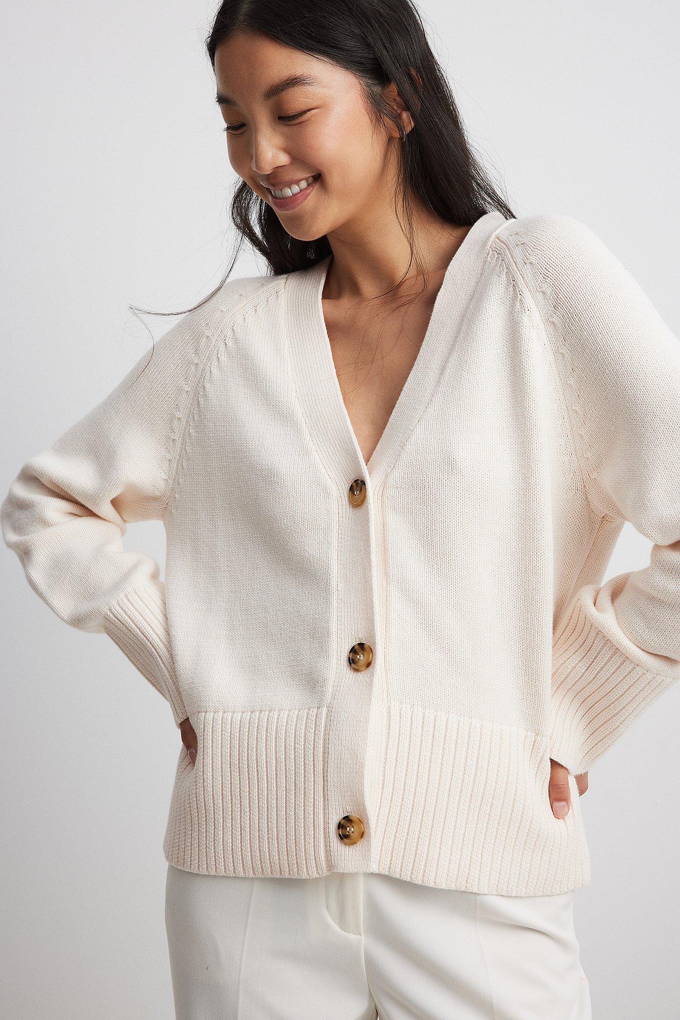 Oversize Strick-Cardigan