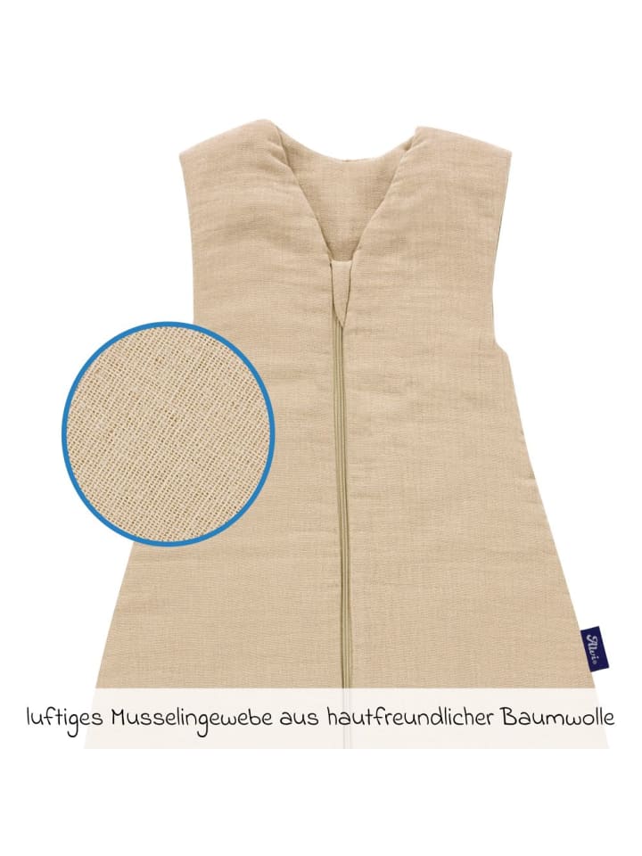 Alvi Schlafsack mit Füßen Sleep-Overall 4 Season in beige günstig kaufen