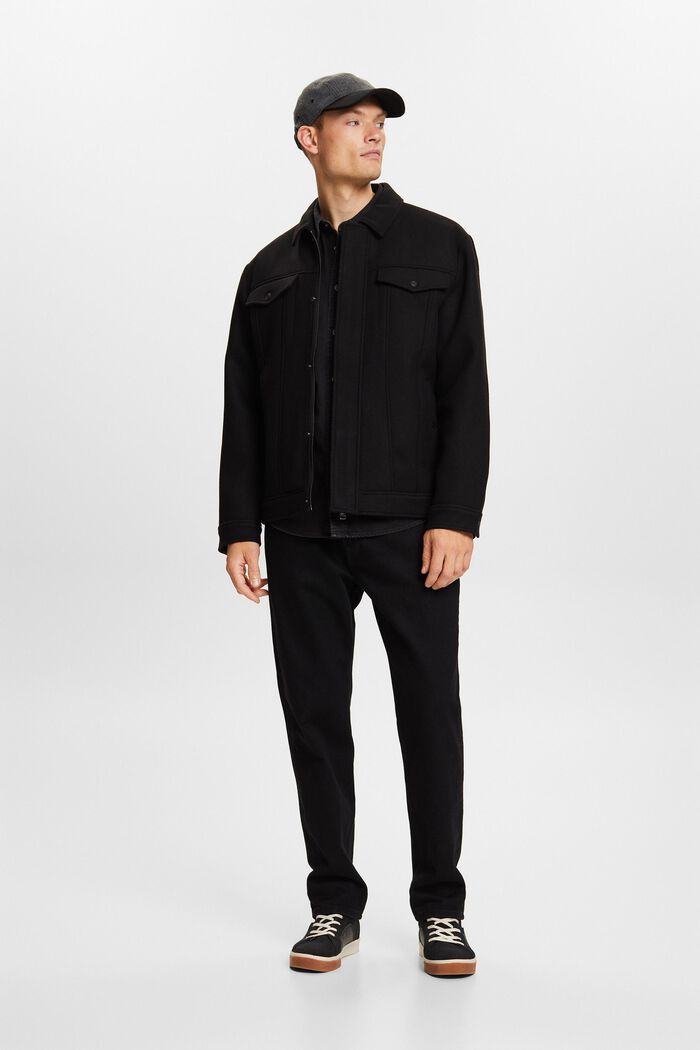 Truckerjacke aus Wolle