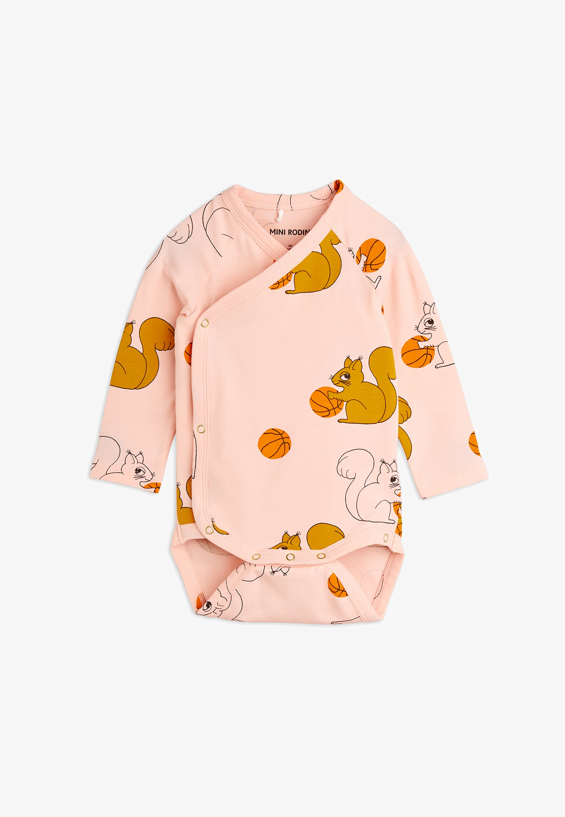 Mini Rodini SQUIRRELS WRAP BODY UNISEX - Body